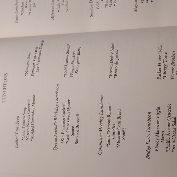 Cookbook San Francisco A La Carte Jr. League Cookbook - Picture 6 of 15